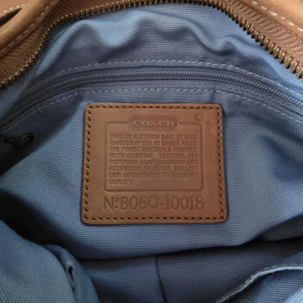 Coach Y2K Patchwork Hobo Bag Medium Colorful Leather Suede Signature Logo 10018
